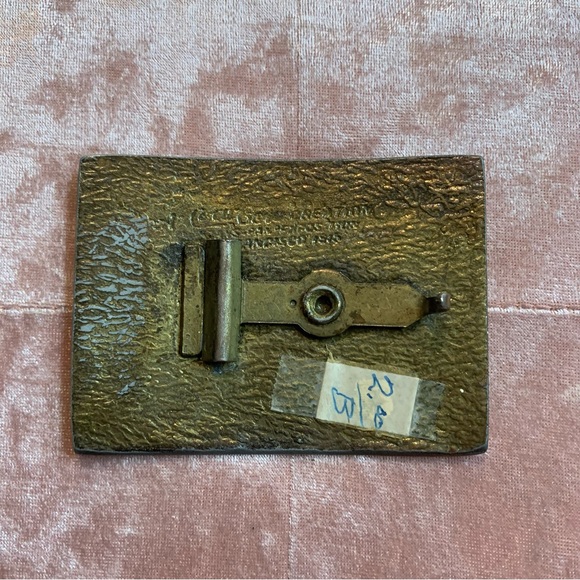 Vintage Worn Coca-Cola Belt Buckle - needs bracket replaced - Picture 2 of 4